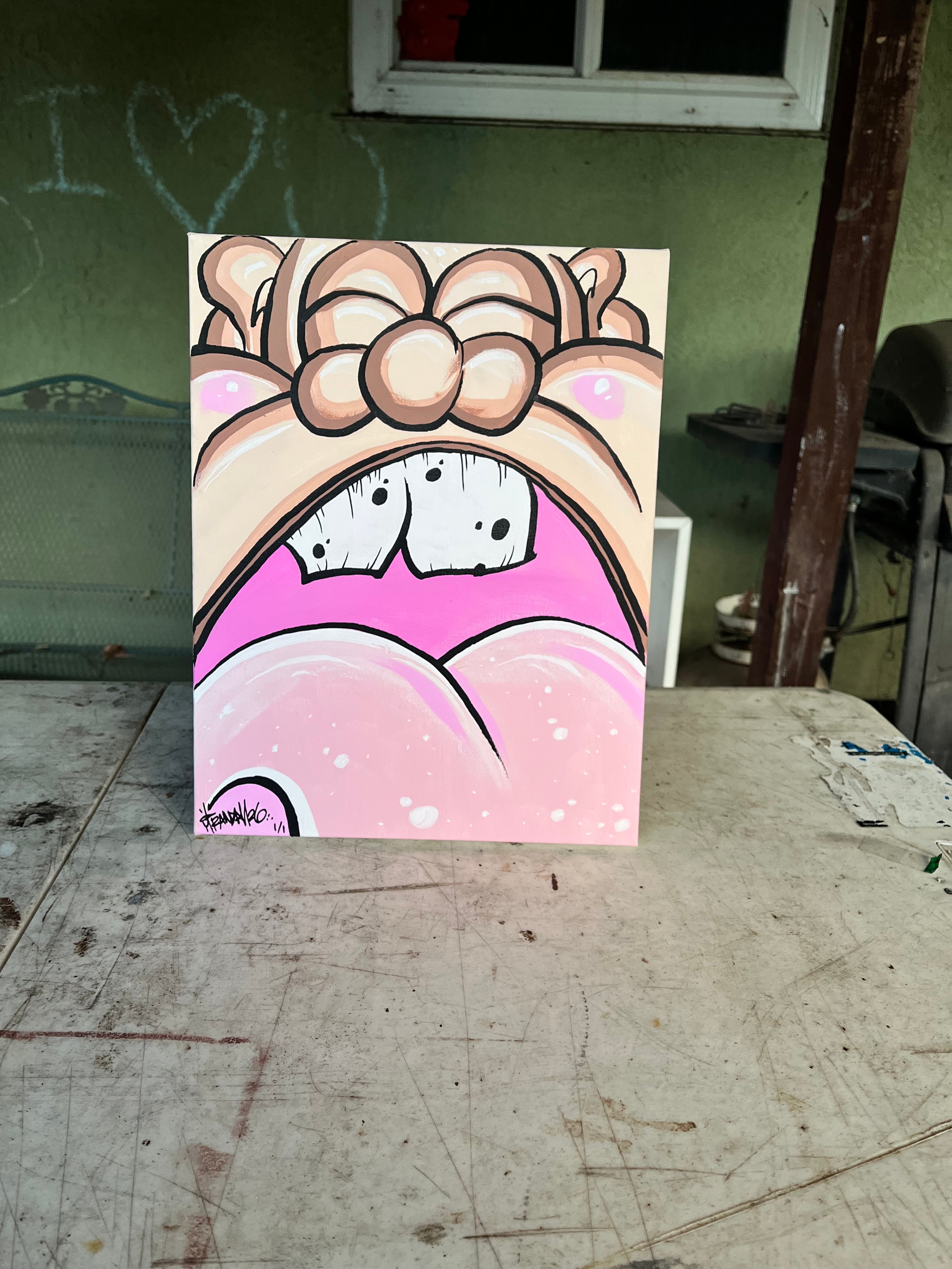 12" x 14" Acrylic Painting - Garbage Pail Kids by Michael Randall